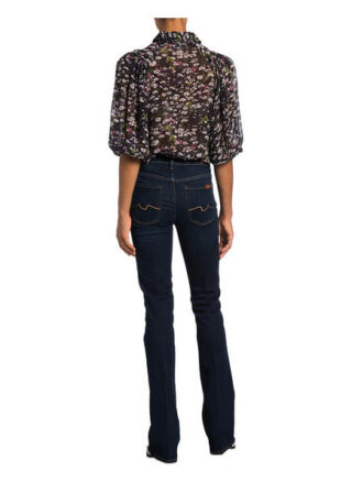 7 For All Mankind Bootcut Jeans Bair, Blau