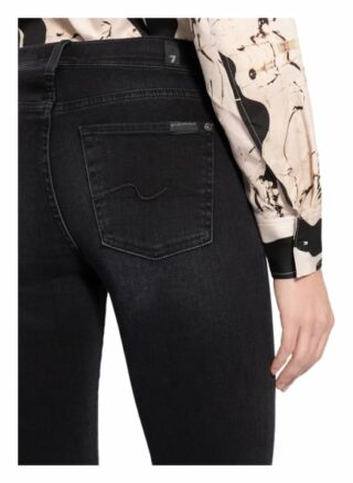 7 For All Mankind Bootcut Jeans, Schwarz