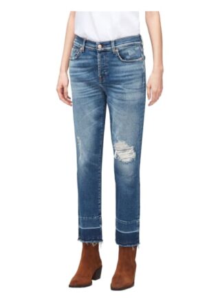 7 For All Mankind Boyfriend Jeans Asher, Blau