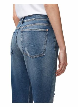 7 For All Mankind Boyfriend Jeans Asher, Blau