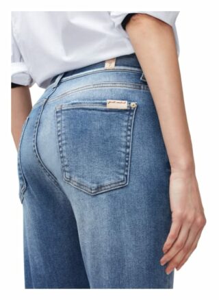 7 For All Mankind Boyfriend Jeans Slim Illusion, Blau
