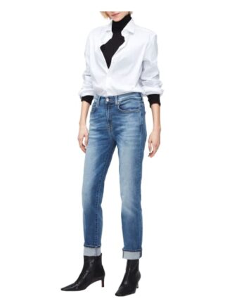 7 For All Mankind Boyfriend Jeans Slim Illusion, Blau
