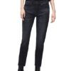7 For All Mankind Boyfriend Jeans Slim Illusion, Schwarz