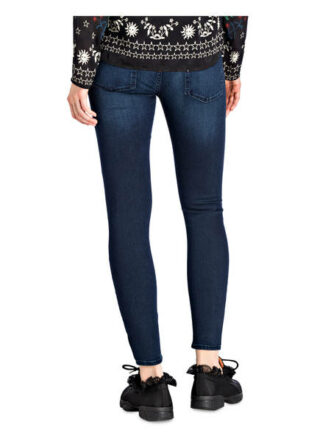 7 For All Mankind Cropped-Jeans The Skinny Crop, Blau