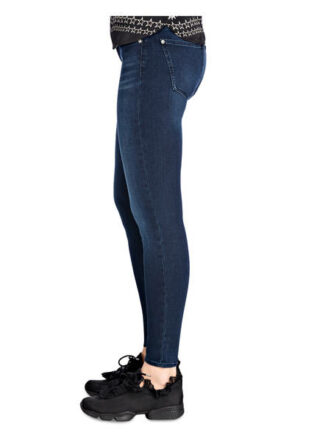 7 For All Mankind Cropped-Jeans The Skinny Crop, Blau