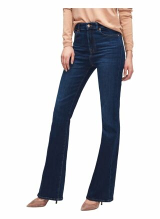 7 For All Mankind Lisha Bootcut Fit Flared Leg Jeans Damen, Blau