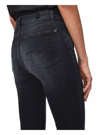 7 For All Mankind Flared Jeans Lisha, Schwarz