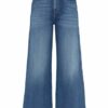 7 For All Mankind Lotta Wideleg Fit Flared Leg Jeans Damen, Blau