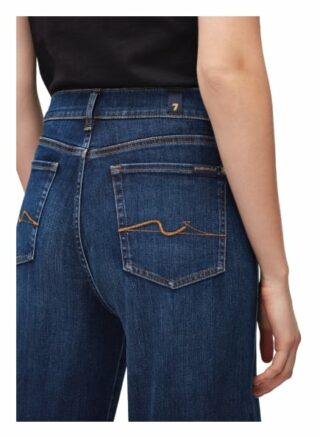 7 For All Mankind Lotta Wideleg Fit Flared Leg Jeans Damen, Blau