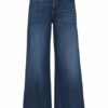 7 For All Mankind Lotta Wideleg Fit Flared Leg Jeans Damen, Blau