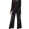 7 For All Mankind Flared Jeans Lotta, Schwarz