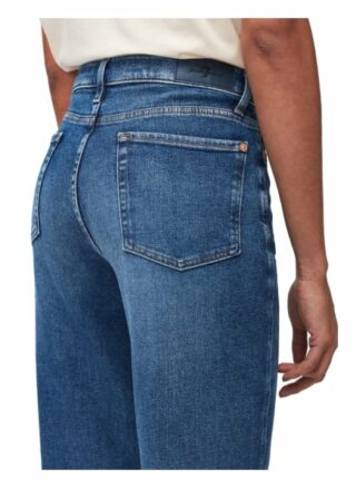 7 For All Mankind Cropped Alexa Flared Fit Flared Leg Jeans Damen, Blau