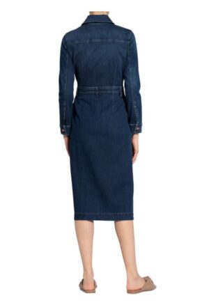 7 For All Mankind Hemdblusenkleid West aus Jeans, Blau