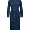 7 For All Mankind Hemdblusenkleid West aus Jeans, Blau