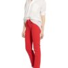 7 For All Mankind Jeans Roxanne Ankle, Rot