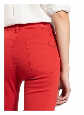 7 For All Mankind Jeans Roxanne Ankle, Rot