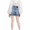 7 For All Mankind Billie Jeans-Shorts Damen, Blau