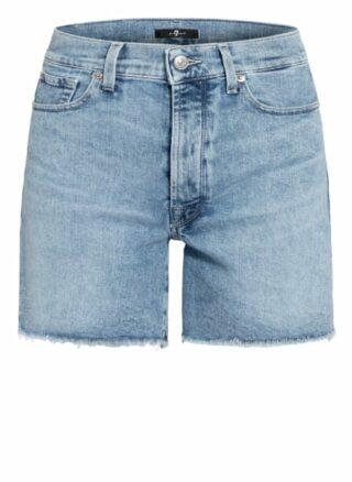 7 For All Mankind Jeans-Shorts Billie, Blau