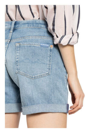 7 For All Mankind Jeans-Shorts Boy, Blau