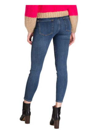 7 For All Mankind Jeans The Skinny Crop, Blau