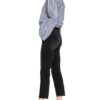 7 For All Mankind Jeans The Straight Crop, Schwarz