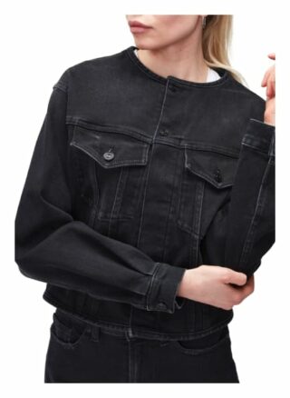 7 For All Mankind Jeansjacke Gabi, Schwarz