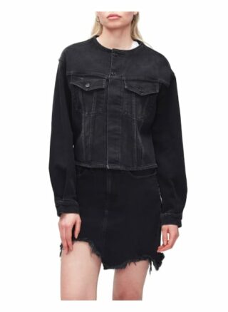 7 For All Mankind Jeansjacke Gabi, Schwarz