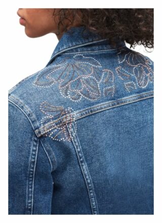 7 For All Mankind Modern Trucker Jeansjacke Damen, Blau