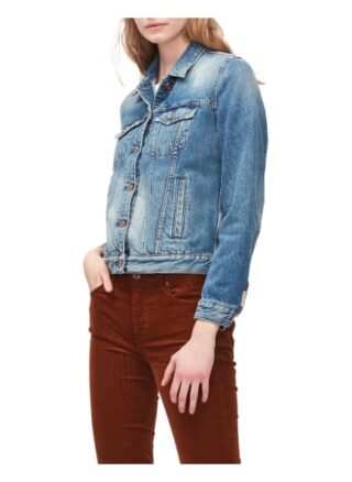 7 For All Mankind Jeansjacke Modern Trucker, Blau
