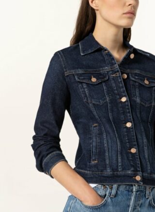 7 For All Mankind Jeansjacke Modern Trucker Luxe, Blau