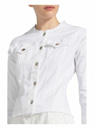 7 For All Mankind Jeansjacke, Weiß