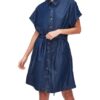 7 For All Mankind Kleid Anett, Blau