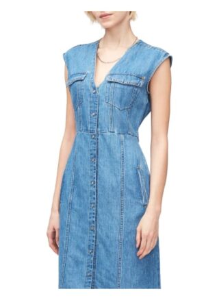 7 For All Mankind Kleid Julia, Blau