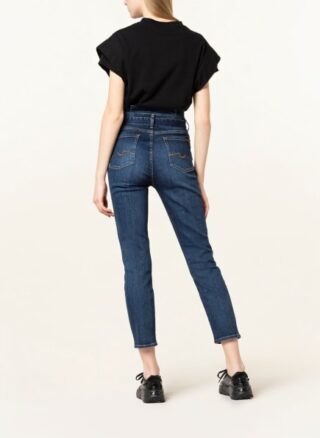 7 For All Mankind Paperbag-Jeans Soho, Blau