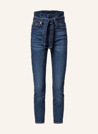 7 For All Mankind Paperbag-Jeans Soho, Blau