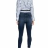 7 For All Mankind Aubrey Skinny Jeans Damen, Blau