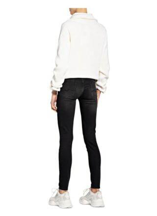 7 For All Mankind Skinny Jeans Bair, Blau