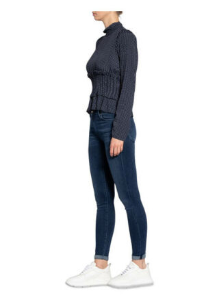 7 For All Mankind Skinny Jeans Damen, Blau