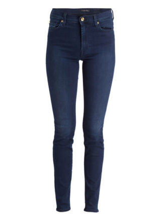 7 For All Mankind Skinny Jeans, Blau