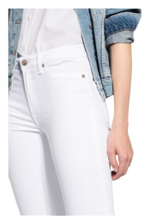 7 For All Mankind Skinny Jeans Hw Skinny Crop, Weiß