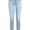7 For All Mankind Skinny Jeans Pyper Crop, Blau