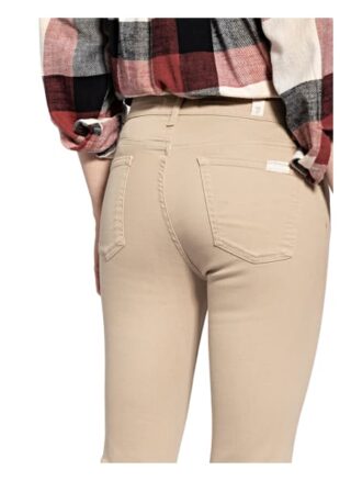 7 For All Mankind Skinny Jeans Roxanne, Beige