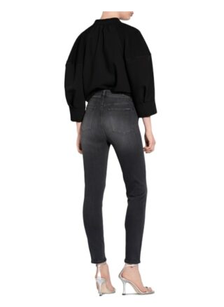 7 For All Mankind Skinny Jeans Slim Illusion Aubrey, Schwarz