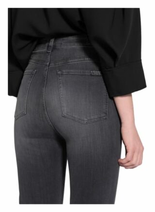 7 For All Mankind Skinny Jeans Slim Illusion Aubrey, Schwarz