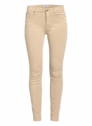 7 For All Mankind Skinny Jeans Slim Illusion, Beige