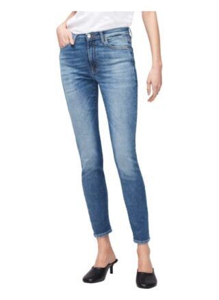 7 For All Mankind The Hw Skinny Skinny Fit Skinny Jeans Damen, Blau