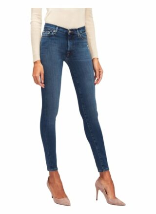 7 For All Mankind The Hw Skinny Skinny Fit Skinny Jeans Damen, Blau