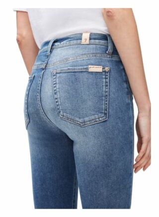 7 For All Mankind The Hw Skinny Skinny Fit Skinny Jeans Damen, Blau