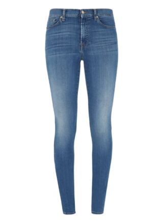 7 For All Mankind The Hw Skinny Skinny Fit Skinny Jeans Damen, Blau