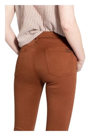 7 For All Mankind Skinny Jeans Slim Illusion, Braun